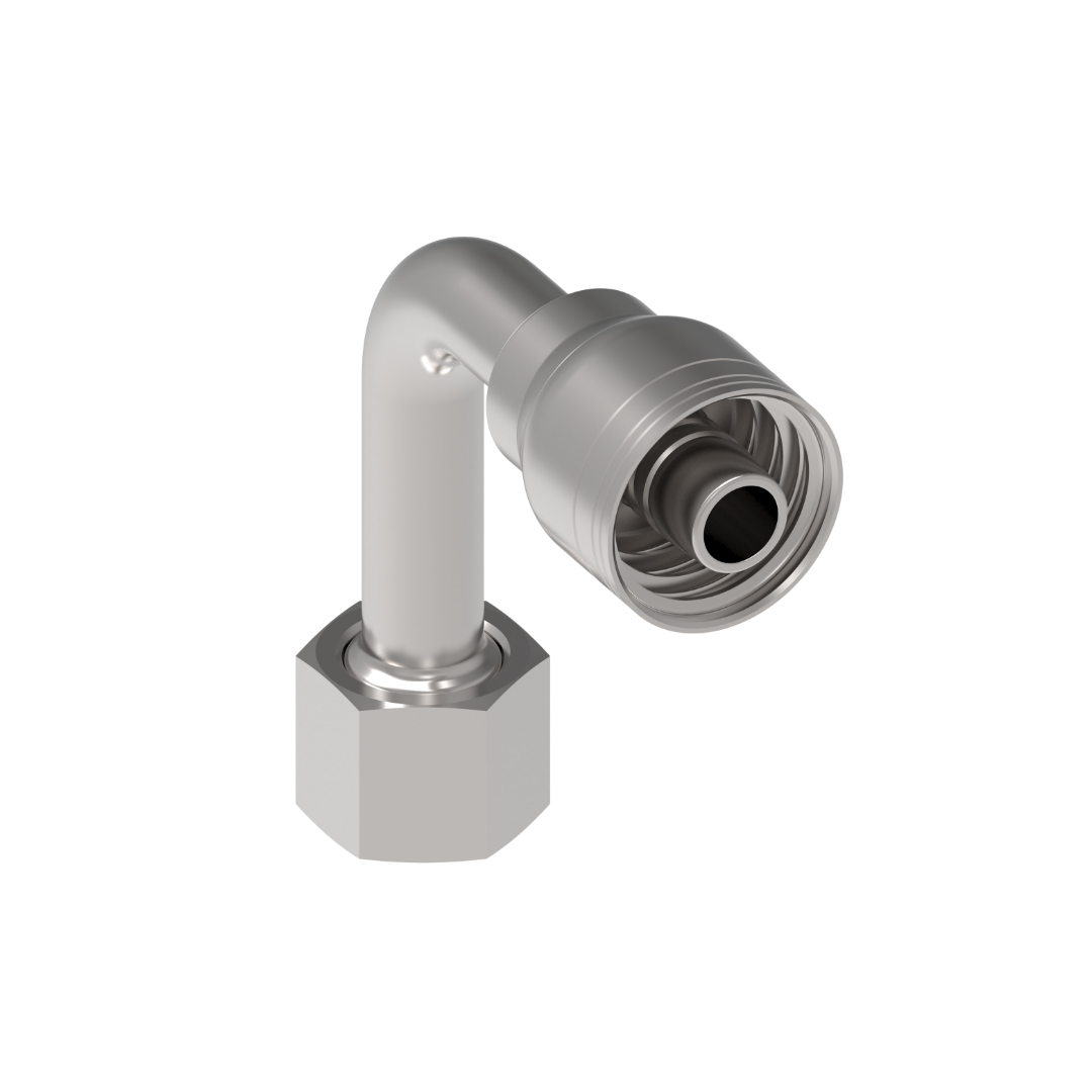 Danfoss crimp fitting 1AA24FRC20 90° long drop