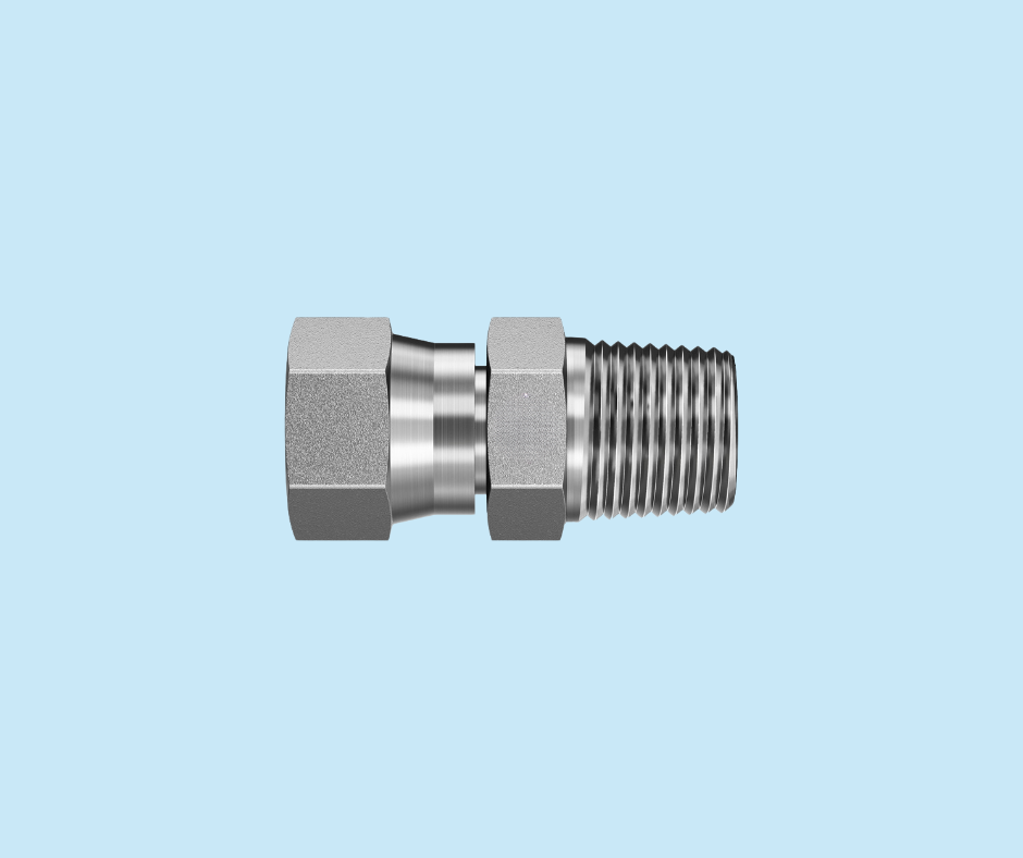 Female JIC Swivel x Pipe 6505-04-02 Female JIC Swivel x Pipe