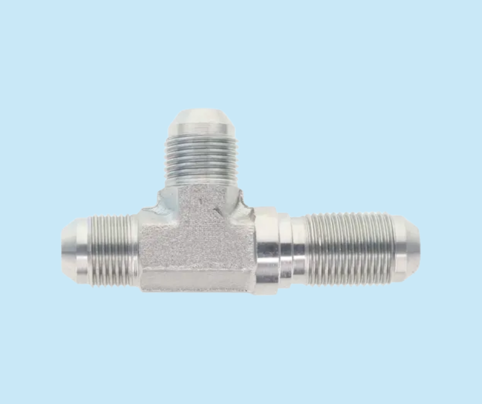 JIC union 2704-06-06-06 Bulkhead Run Tee