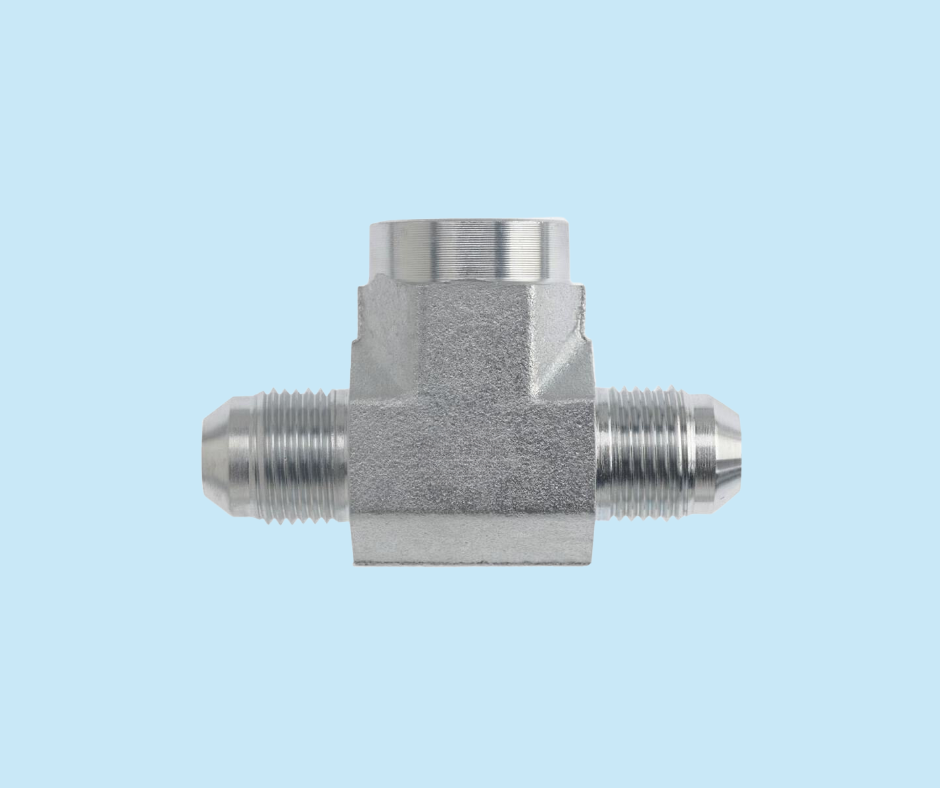 JIC x Female Pipe 2602-06-06-04 Female Pipe Branch Tee