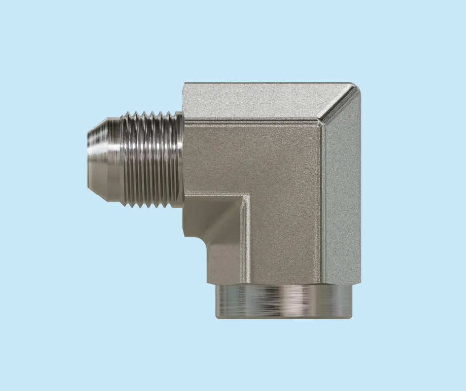 JIC x Female Pipe 2502-04-02 Female Pipe 90°