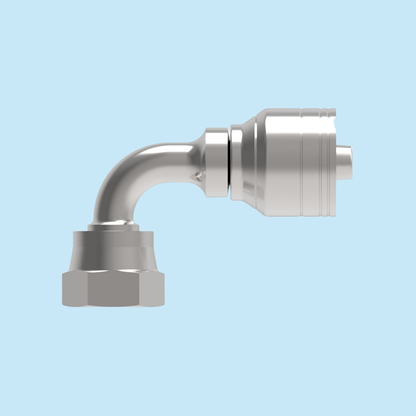 Danfoss crimp fitting 1AA10FRB12.045 90° medium drop