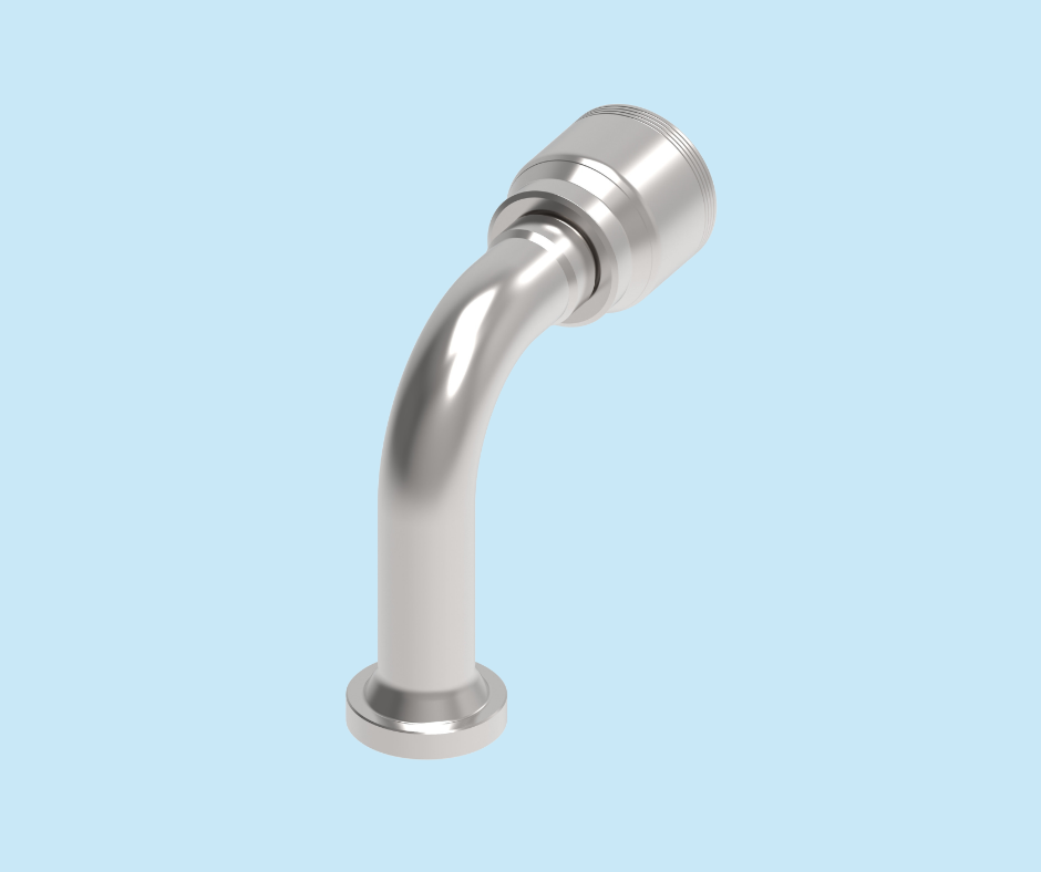 Danfoss crimp fitting 4S16FLB16.116 90° long drop