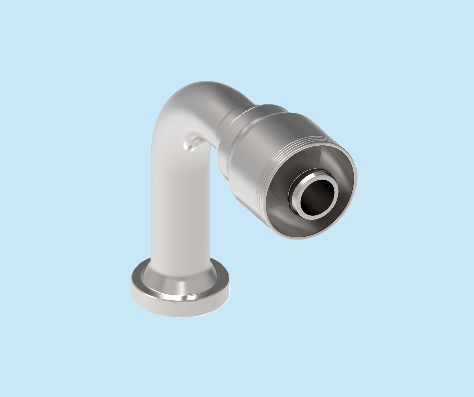 Danfoss crimp fitting 4S16FLB16.116 90° long drop