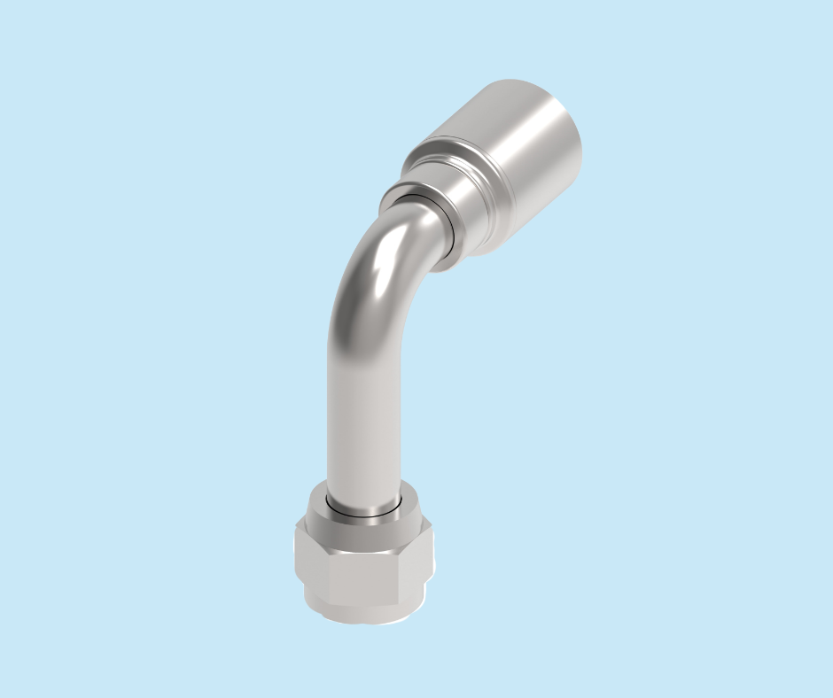 Danfoss crimp fitting 4TA6FJC6 90° long drop