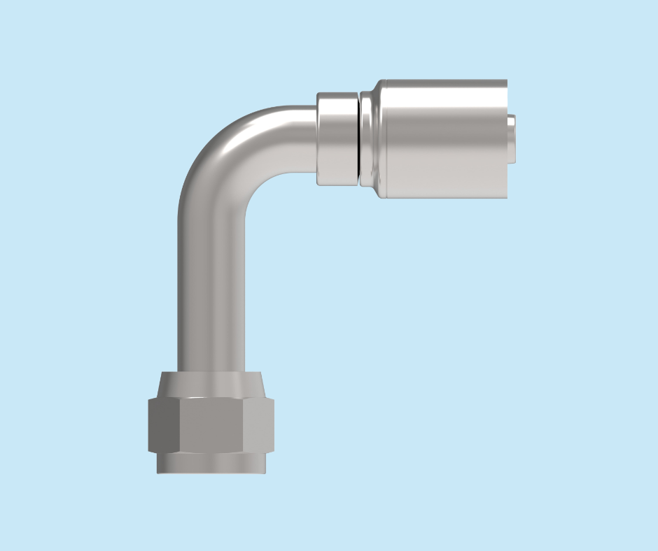 Danfoss crimp fitting 4TA6FJC6 90° long drop