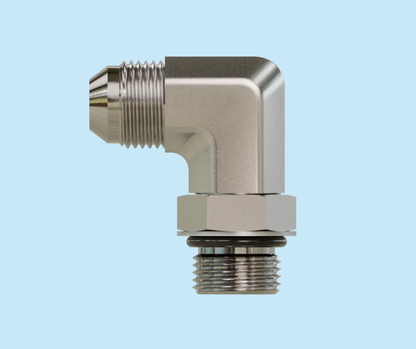 JIC x O-Ring Boss 6801-04-04 Male JIC x Male O-Ring Boss 90°