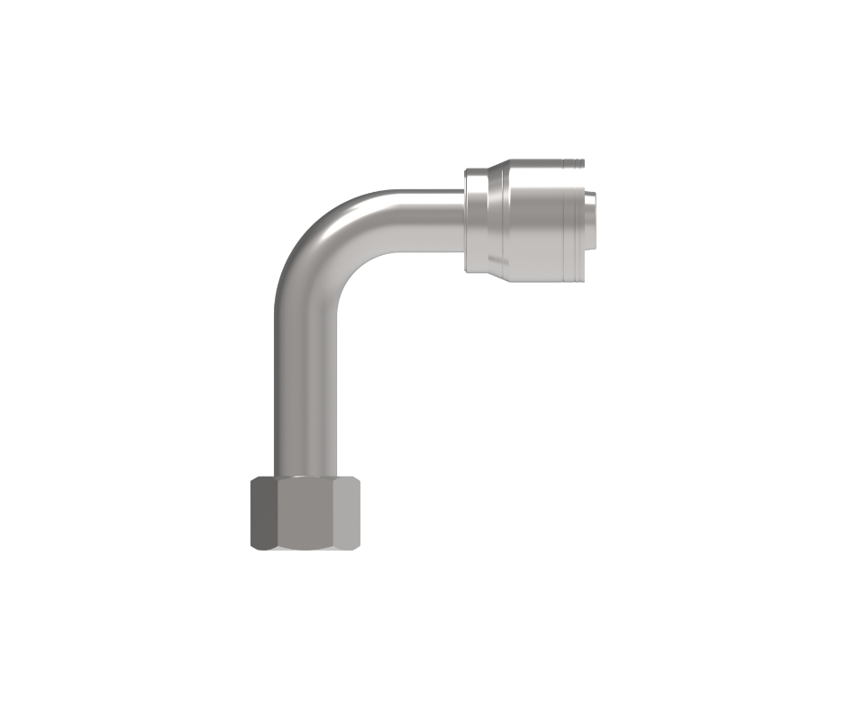 Danfoss crimp fitting 1AA4FJC4 90° long drop