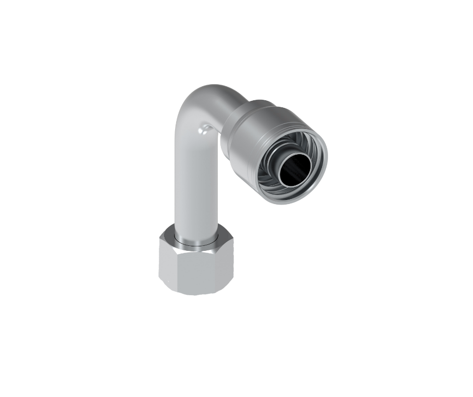 Danfoss crimp fitting 1AA4FJC4 90° long drop