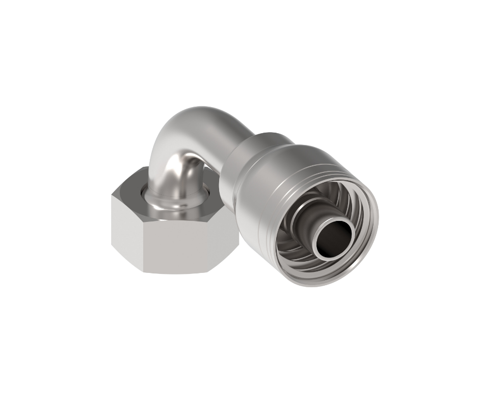 Danfoss crimp fitting 1A8DLB4 90°