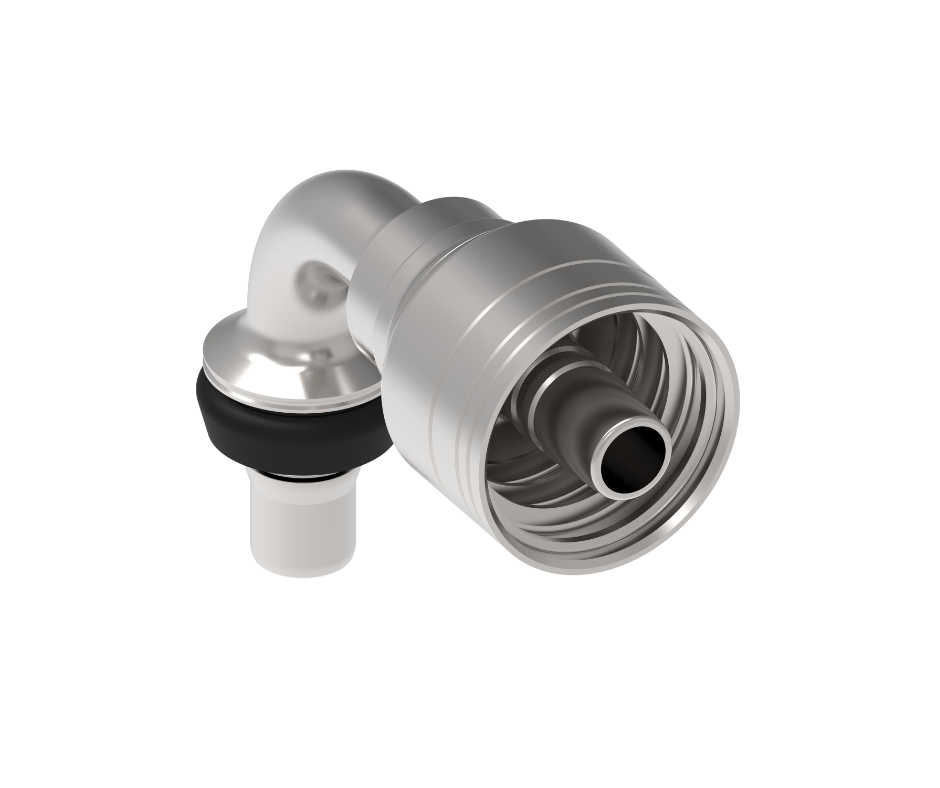 Danfoss crimp fitting 1A10MCB10 90°