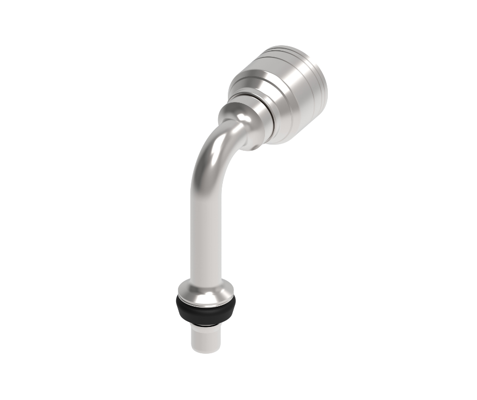 Danfoss crimp fitting 1A6MCC6 90° long drop