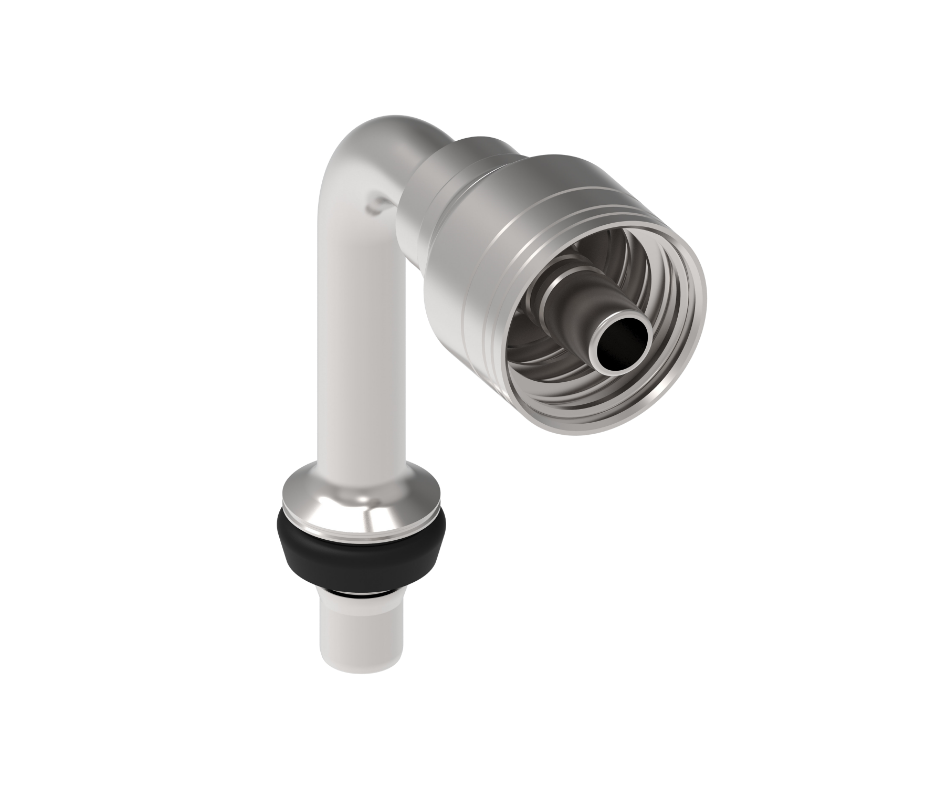 Danfoss crimp fitting 1A6MCC6 90° long drop