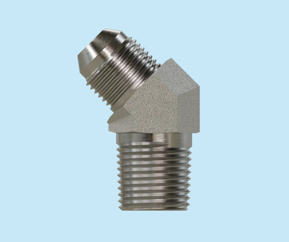 JIC x Pipe 2503-04-08 Male JIC x Male NPT 45°