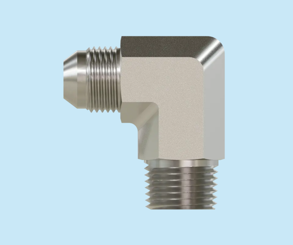 JIC x Pipe 2501-08-02 Male JIC x Male NPT 90°
