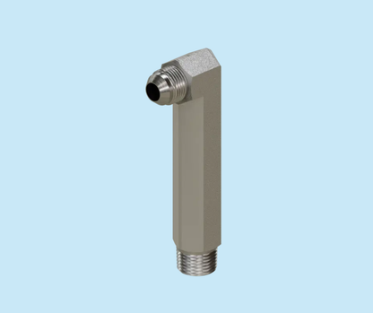 JIC x Pipe 2501-LLL-04-04 Male JIC x Male NPT 90° Extra Extra Long