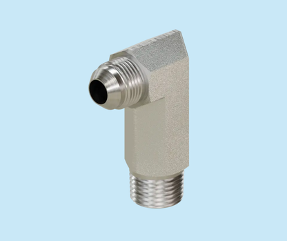 JIC x Pipe 2501-L-06-04 Male JIC x Male NPT 90° Long