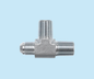 JIC x Pipe 2607-24-24-24 Male Pipe Branch and Run Tee