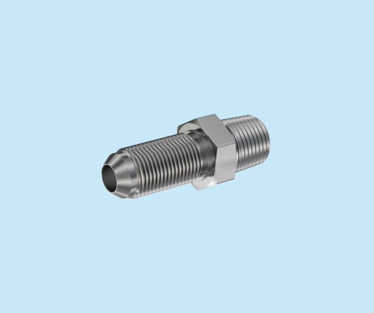 JIC x Pipe 2706-04-02 Male Pipe Bulkhead