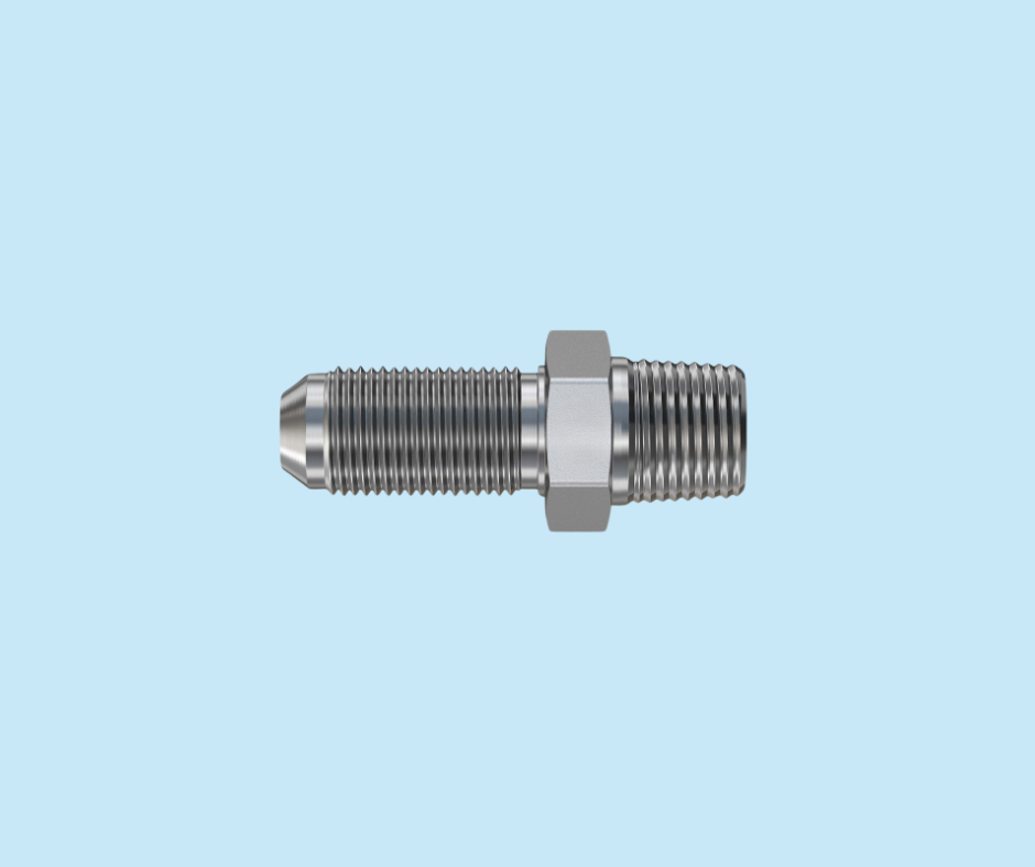 JIC x Pipe 2706-06-04 Male Pipe Bulkhead