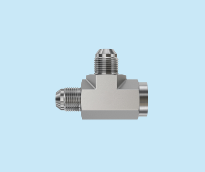 JIC x Female Pipe 2606-06-06-06 Female Pipe Run Tee
