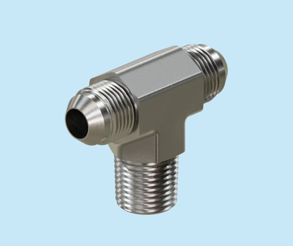 JIC x Pipe 2601-06-06-06 Male Pipe Branch Tee